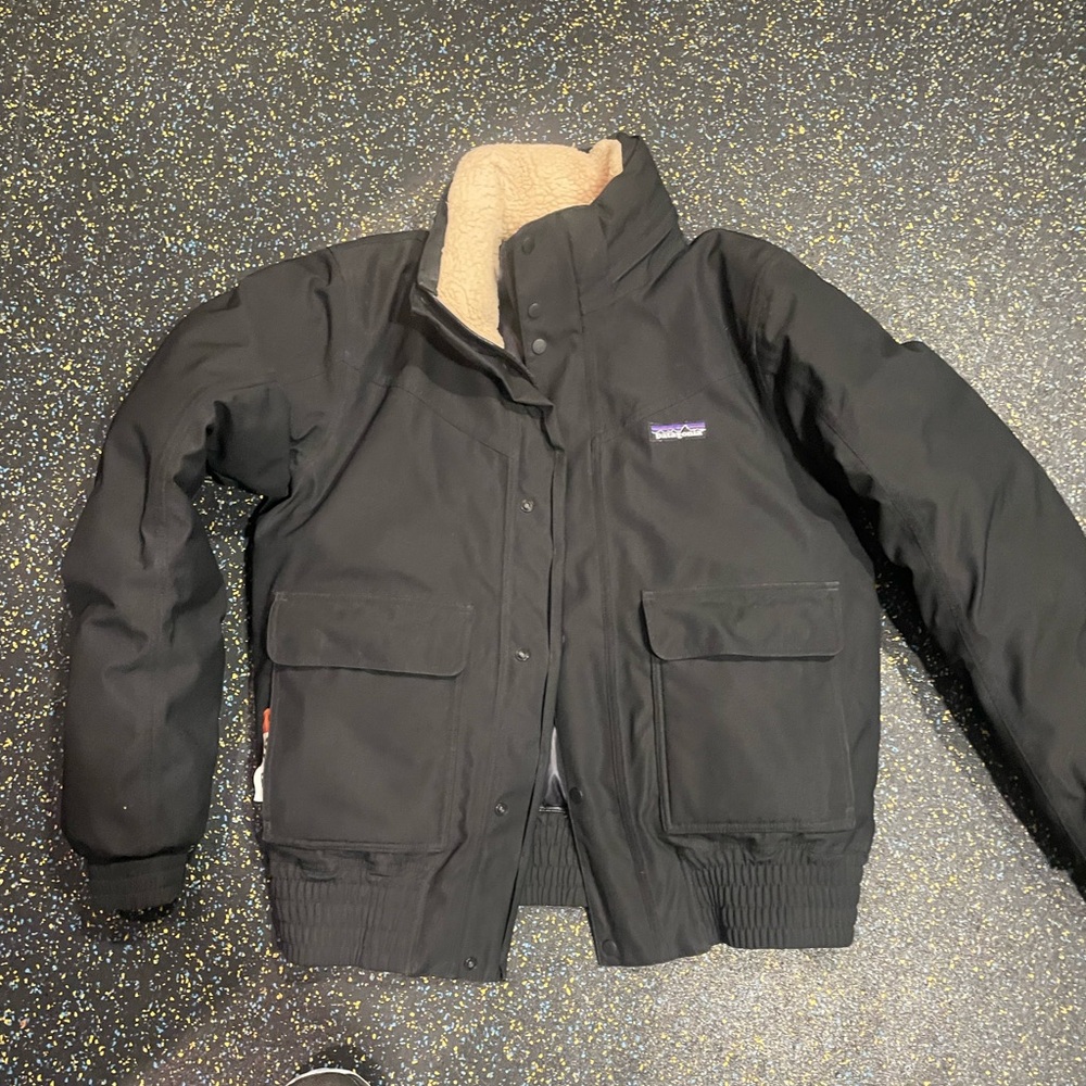 Patagonia Womens Nanuq Jacket Black Goose Down Size XS